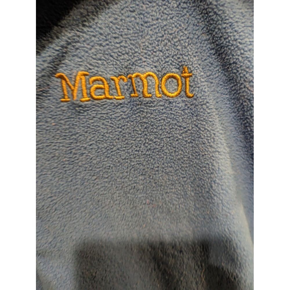 Marmot Full Zip Pullover Activewear Blue Small Men‎ Women's Medium - Picture 4 of 4